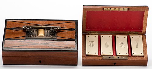 Divination Box. Hamburg: Carl Willmann, ca. 1900. Four (1 of 1)