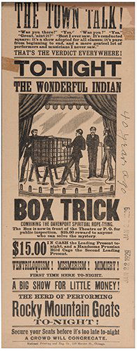 The Town Talk! To-Night. The Wonderful Indian Box (1 of 1)