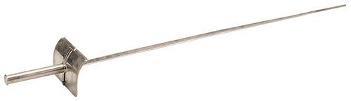Card Sword. London: Harry Stanley, ca. 1950s. The: Card Sword. London: Harry Stanley, ca. 1950s. The selected card is speared by the sword when the pack of cards is thrown into the air. Nickel-plated, with vintage wooden carrying case. Ownership signa