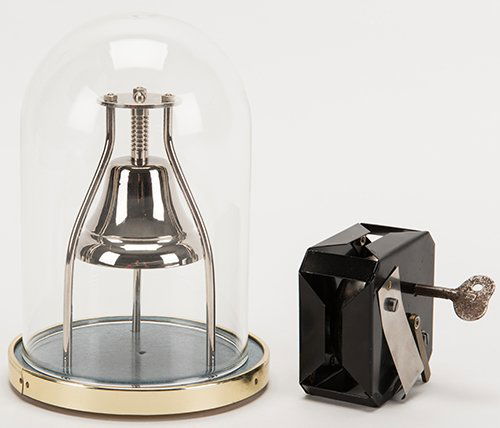 Spirit Bell. German, ca. 1950. A metal bell isolated (1 of 1)