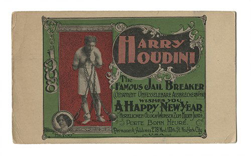 Houdini, Harry (Ehrich Weiss). Houdini The Famous Jail (1 of 1)