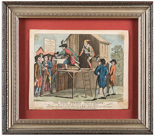 High-German Mountebank, (The). London: Robert Sayer & (1 of 1)