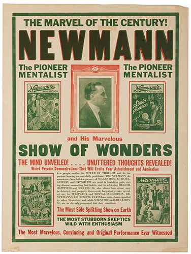 Newmann, C.A. George. The Pioneer Mentalist. [St. (1 of 1)
