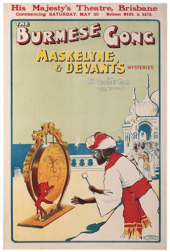 [MASKELYNE & DEVANT] The Burmese Gong. Maskelyne & (1 of 1)