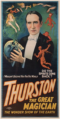 THURSTON, HOWARD. Do the Spirits Come Back? Thurston (1 of 1)