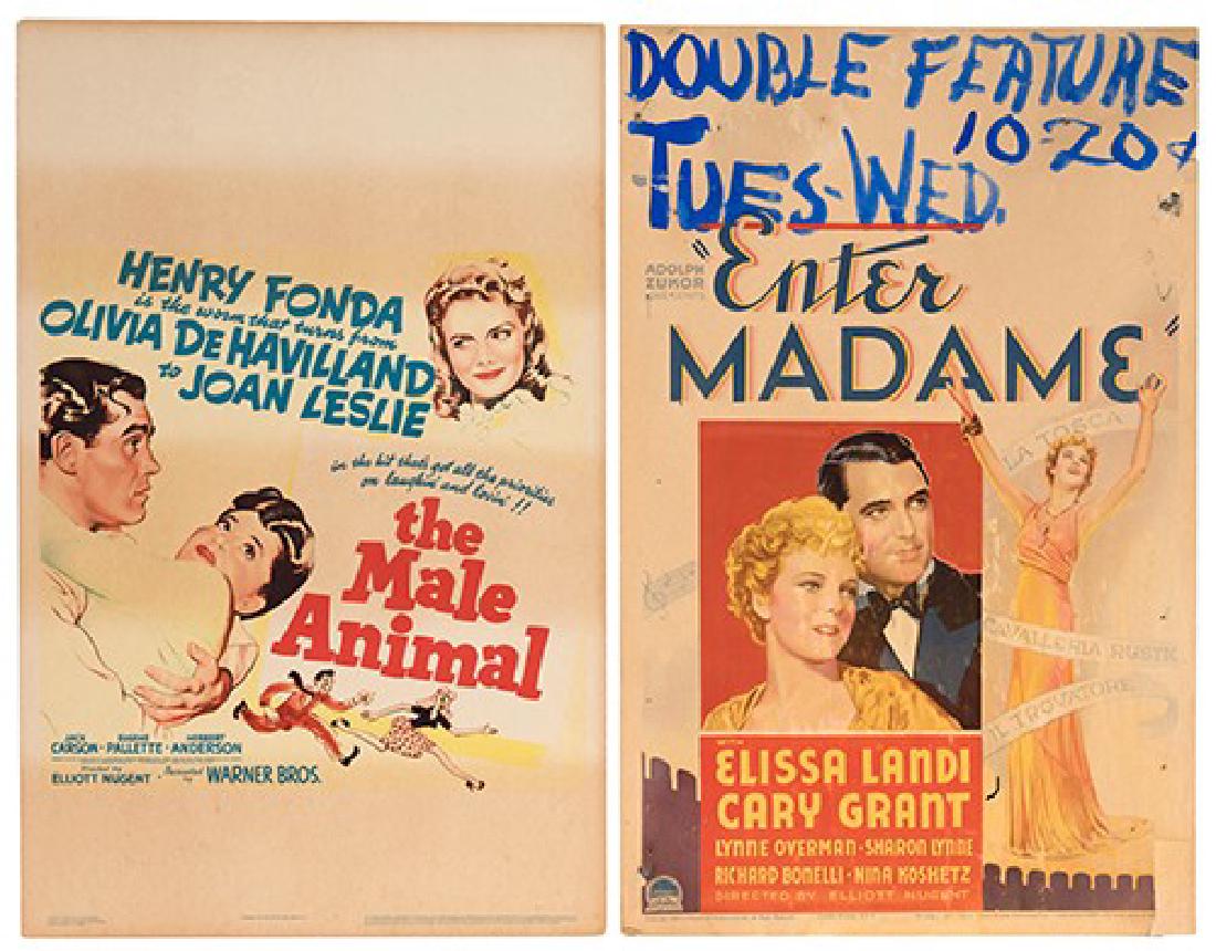 Group of 19 1930s – 40s Movie Window Cards. (1 of 3)