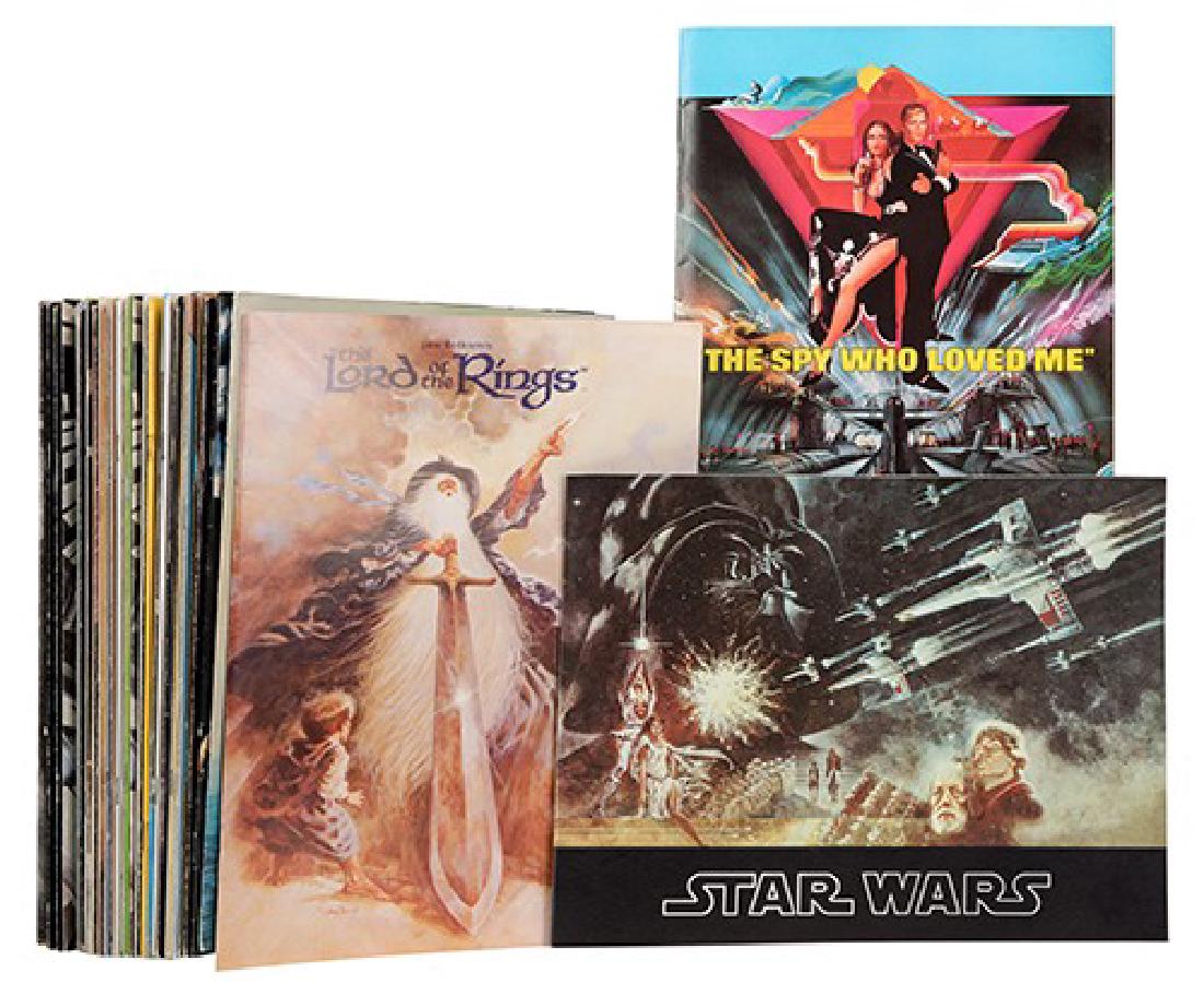 Lot of 51 Vintage Movie Souvenir Programs. (1 of 1)