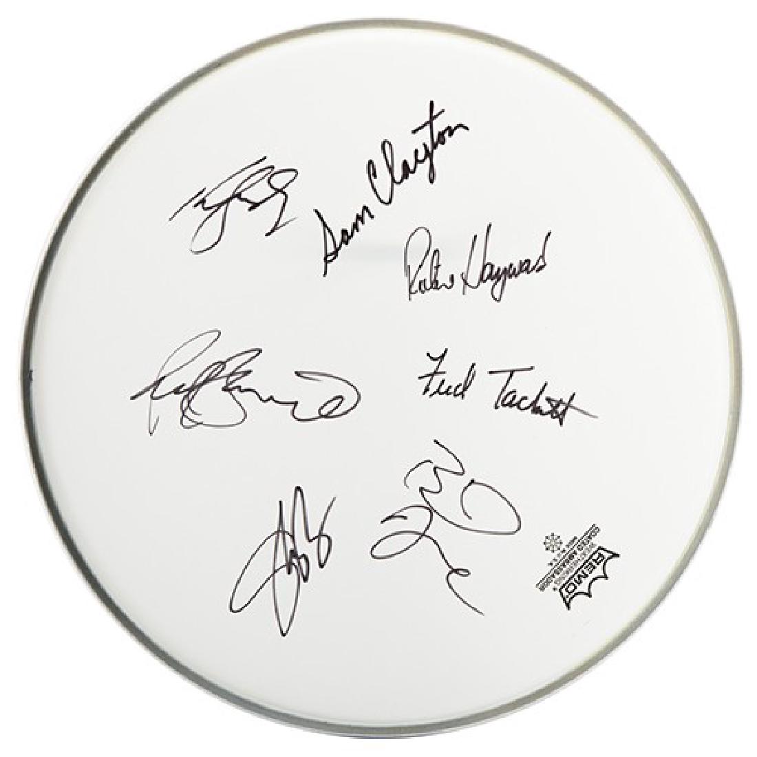 Little Feat Autographed Drum Head. (1 of 1)