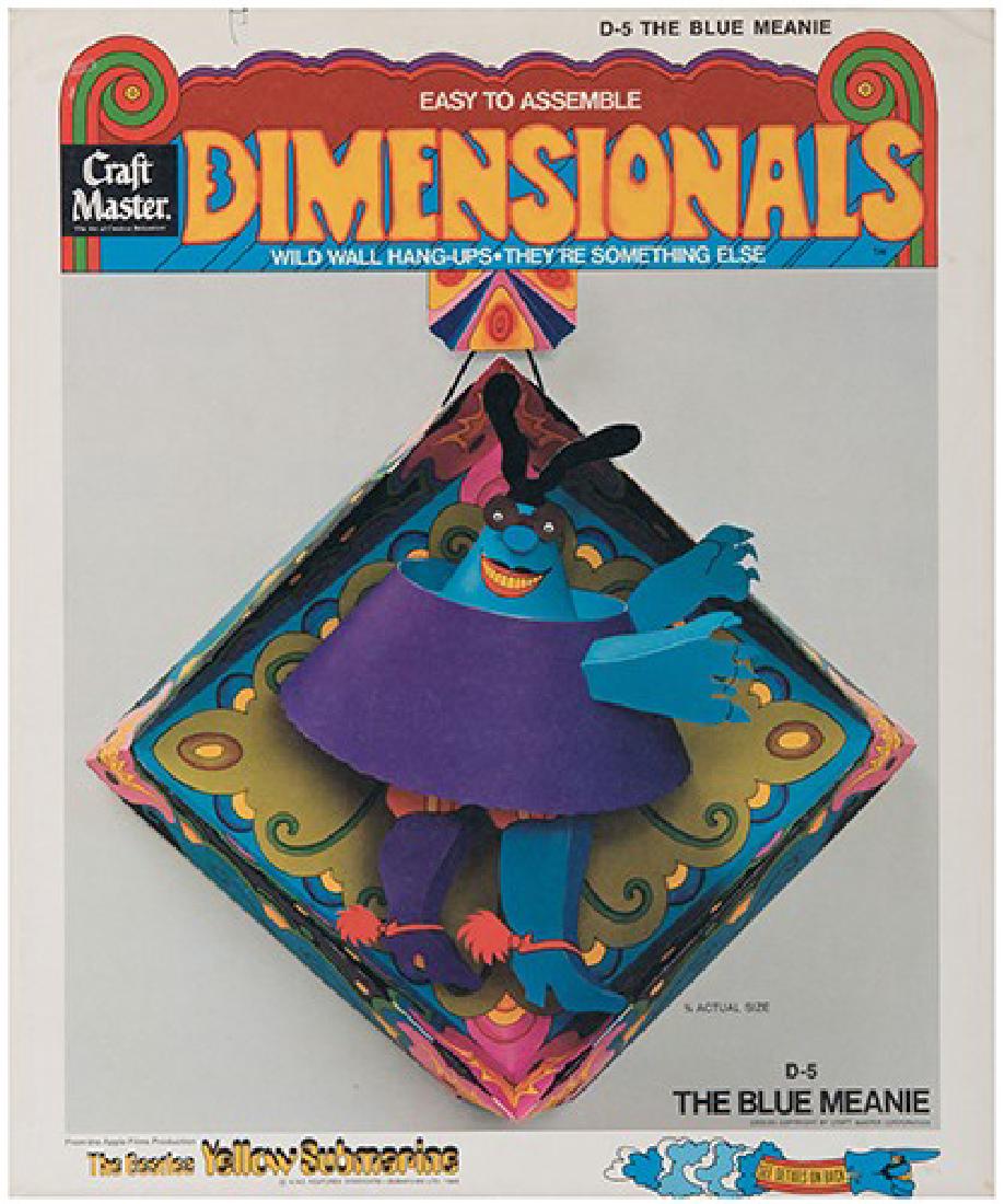 Beatles Yellow Submarine “Dimensionals” Wild Wall (1 of 1)