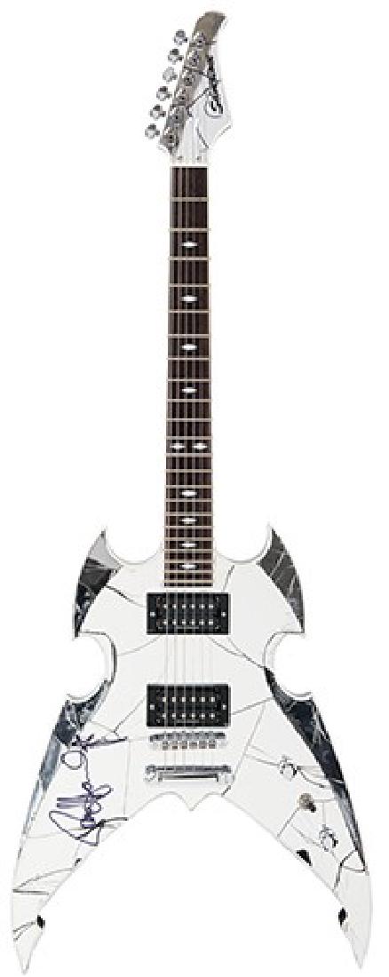 Kiss Paul Stanley Silvertone Mirror Solid Body Electric (1 of 4)