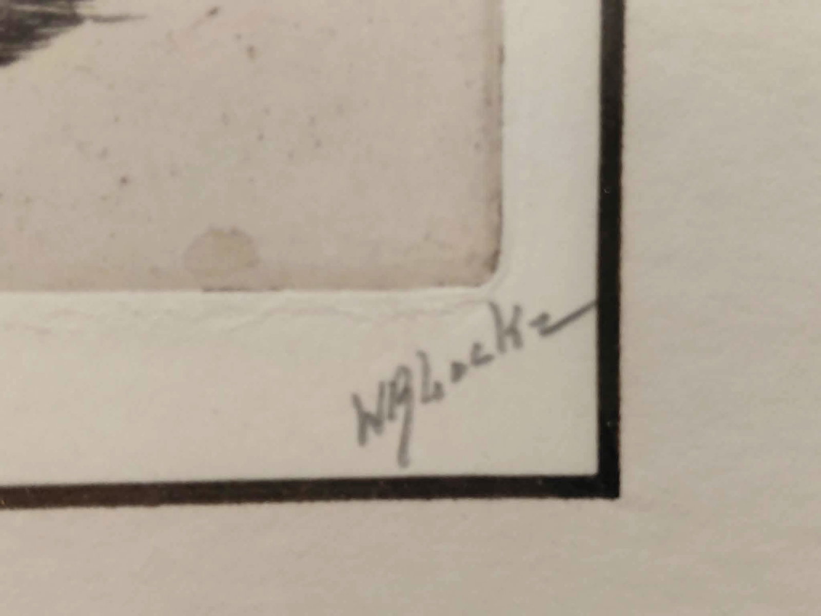W.R. Locke Signed Etching 'Andote Lighthouse' - 4