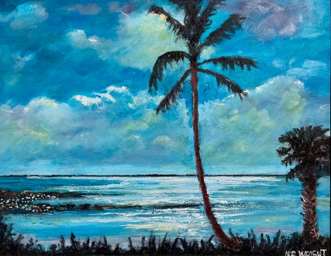 Joan Arnold Painting 24x36 'Beach Dunes Masterpiece' (1 of 4)