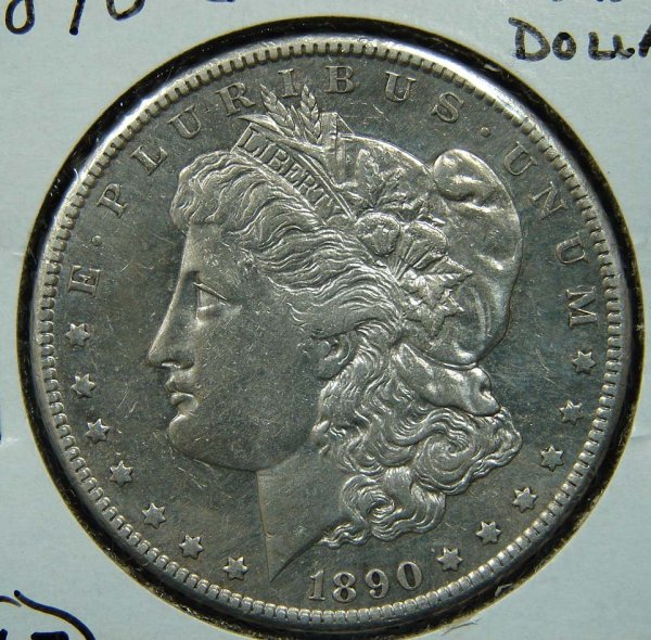 1890-CC MORGAN SILVER DOLLAR - 2