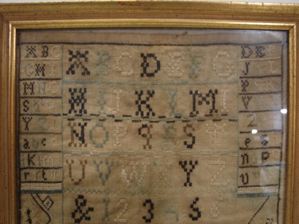 19TH CENTURY ALPHABET SAMPLER - 2