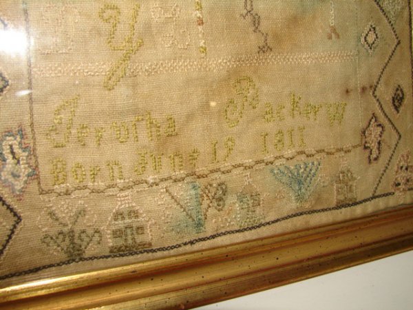19TH CENTURY ALPHABET SAMPLER - 5