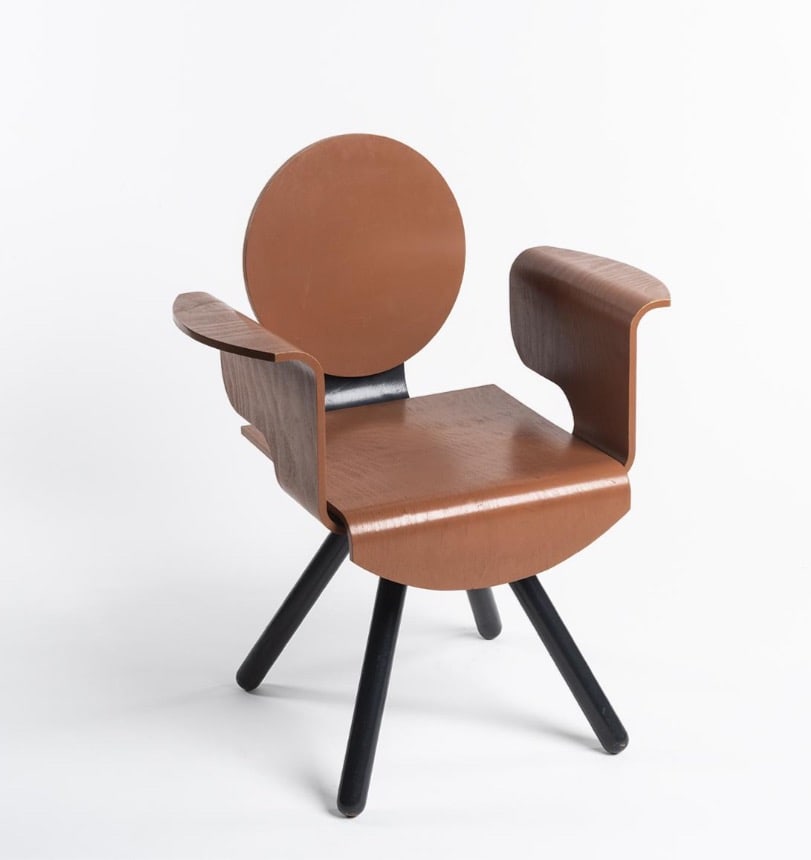 Shigeru UCHIDAAugustPaire de fauteuilsBois laquéDate de création : 1989 H80 L66 P46 cmCes (1 of 4)