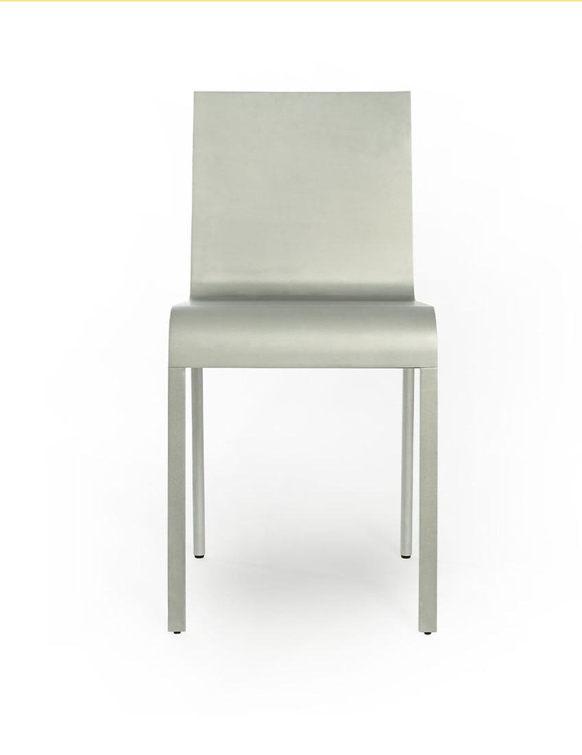 Maarten van Severen .MVS CN.Chaise .Aluminium.Edition Lensvelt.Date de création : vers 2000.H80 L38 (1 of 1)