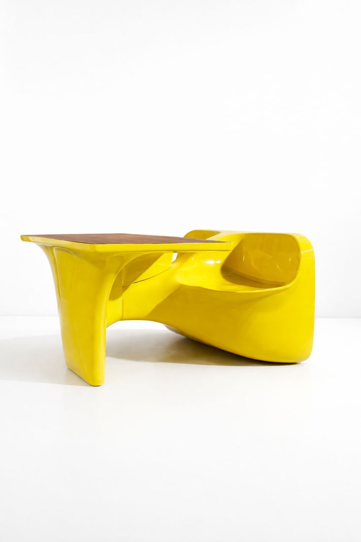 Roger Landault .Rare Unibloc 2 places.ABS.Date de création : 1970.H70 L115 P105 cm..Rarissime et (1 of 7)