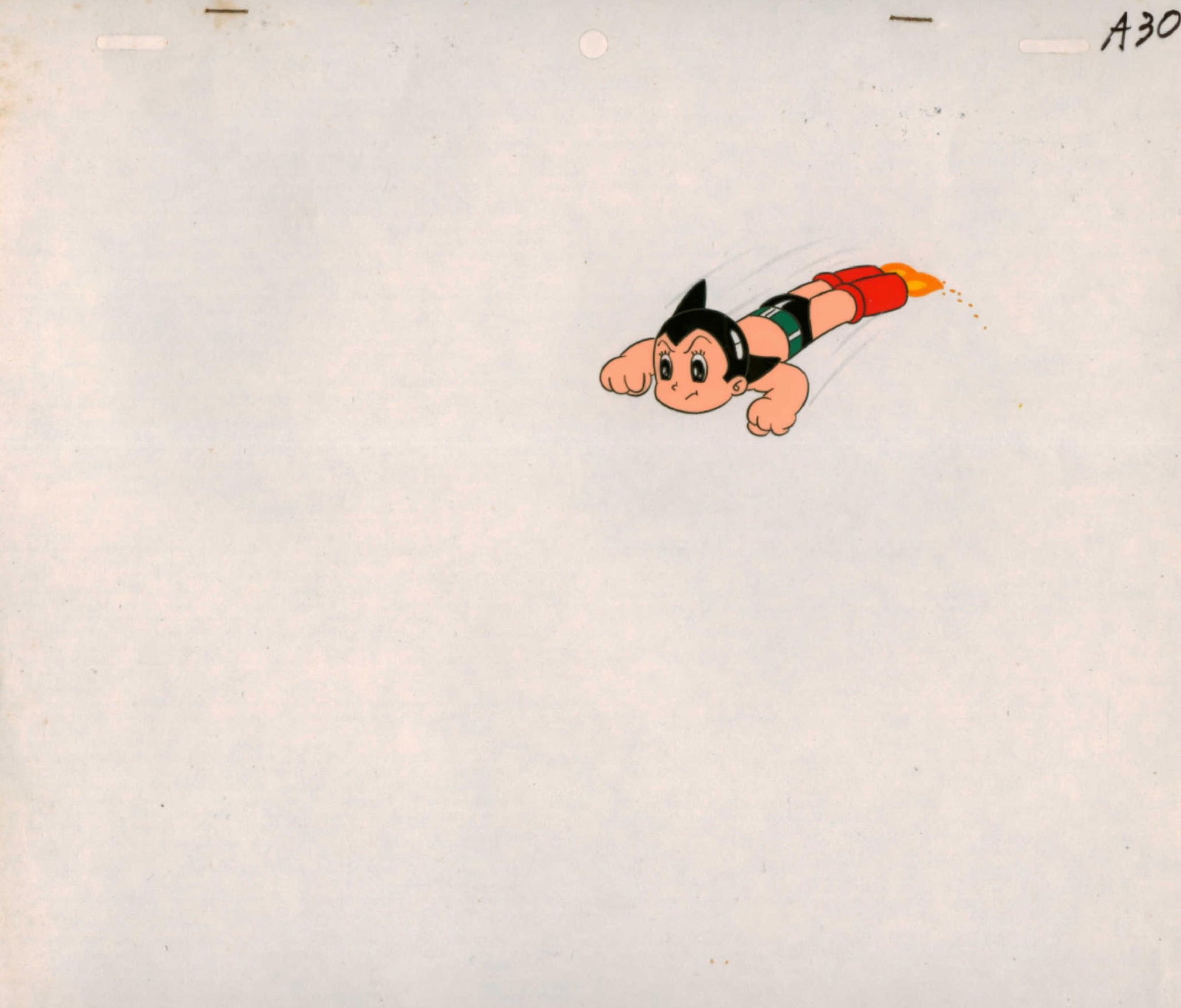 Astro, the little robot - Astro Boy - Tetsuwan Atom (?????) Astro in flight Hand-painted (1 of 1)