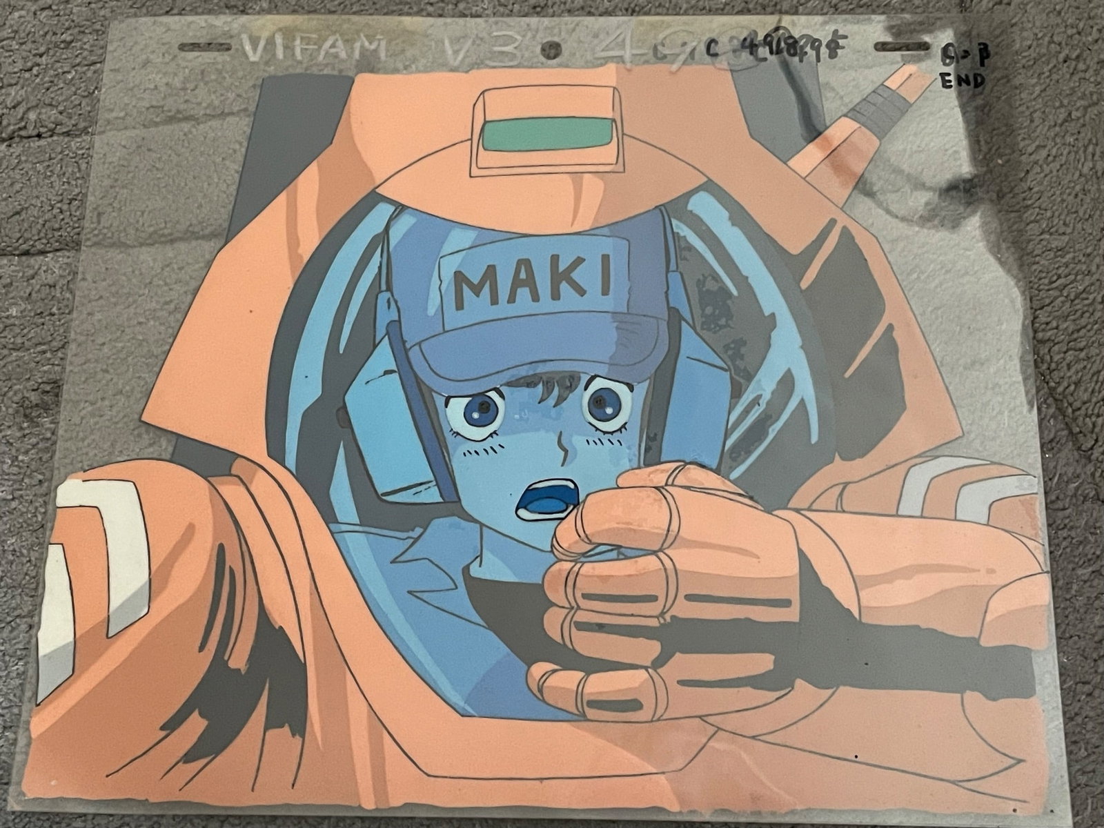 Round Vernian Vifam 13 Maki Rowell (????????, Maki R?weru) Celluloid sheet (1 of 1)