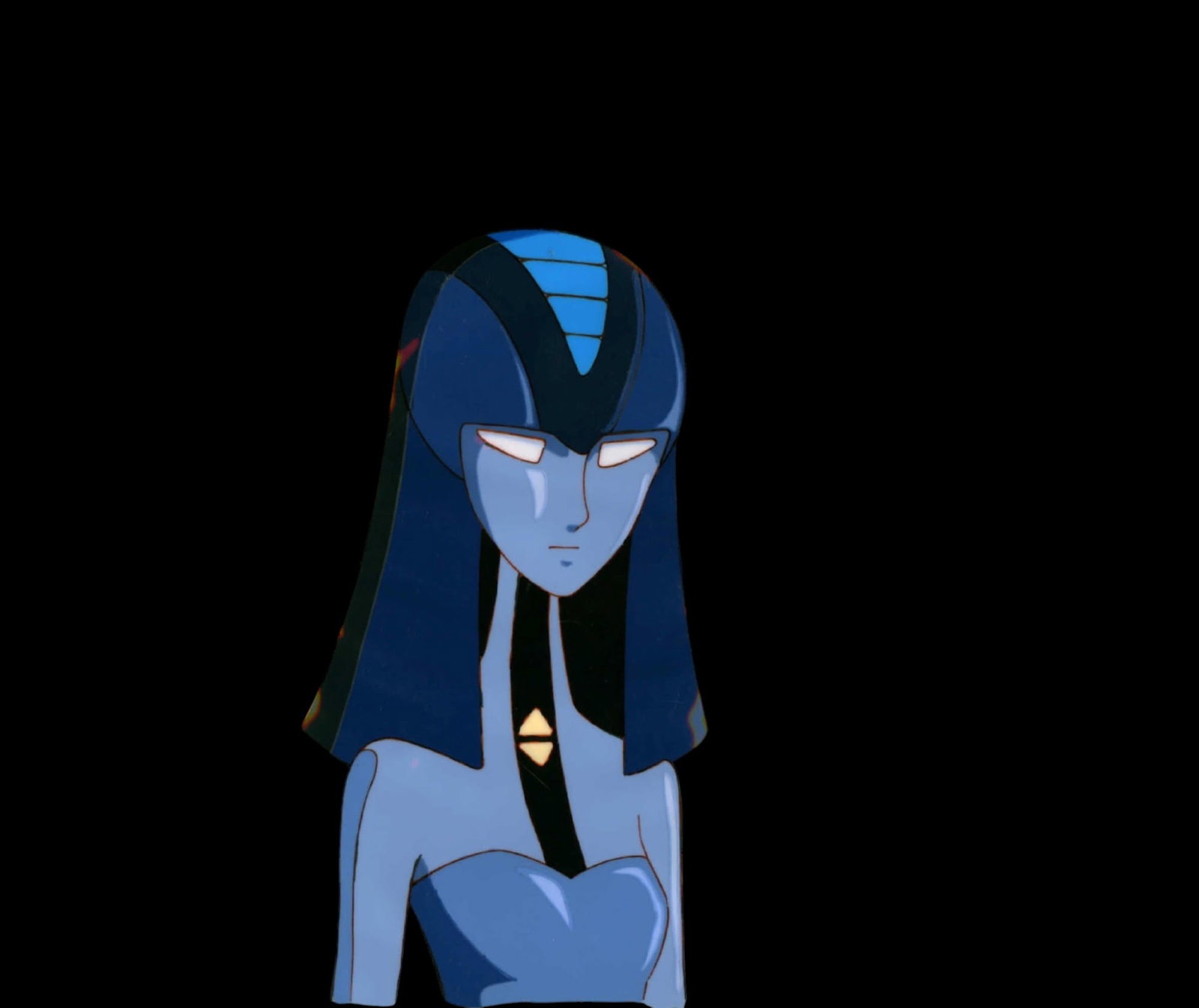 Farewell Galaxy Express (?????999) Metalmena Hand-painted celluloid sheet in ink and (1 of 2)