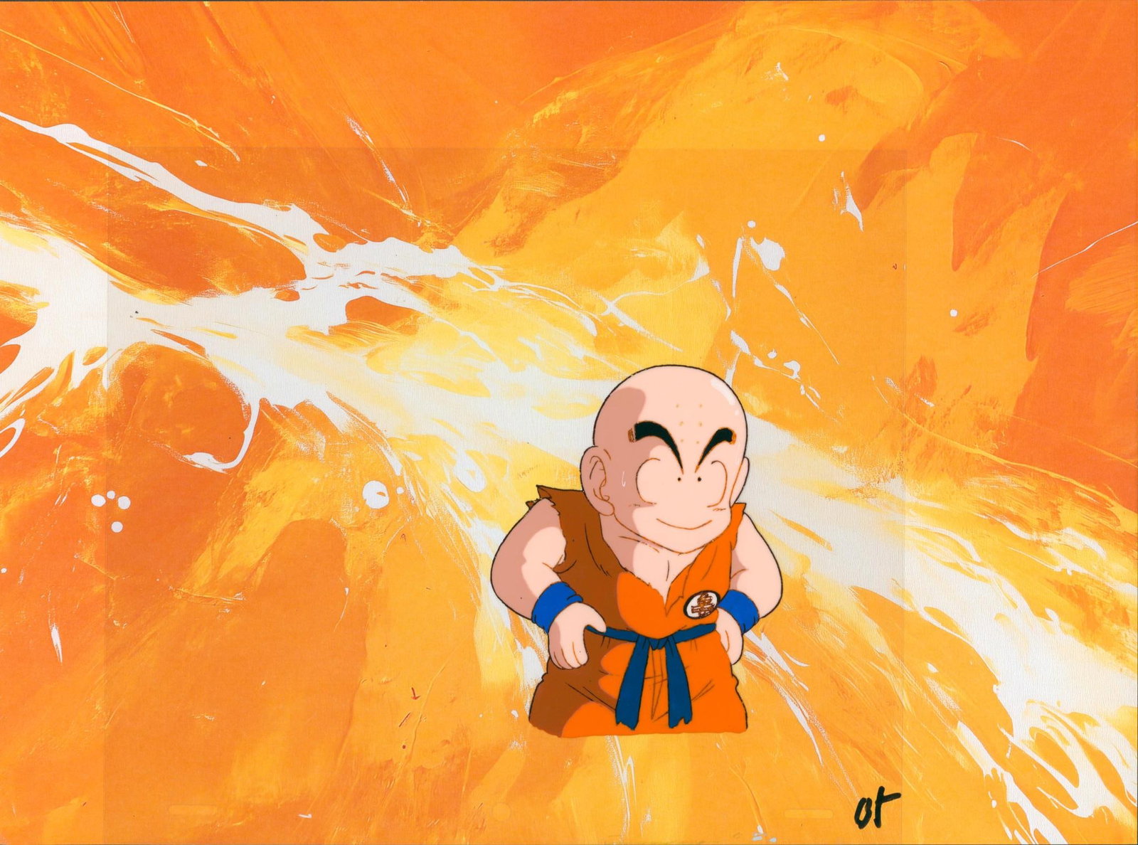 Dragon Ball (???????) Krilin Hand-painted celluloid sheet used in the anime (1 of 1)