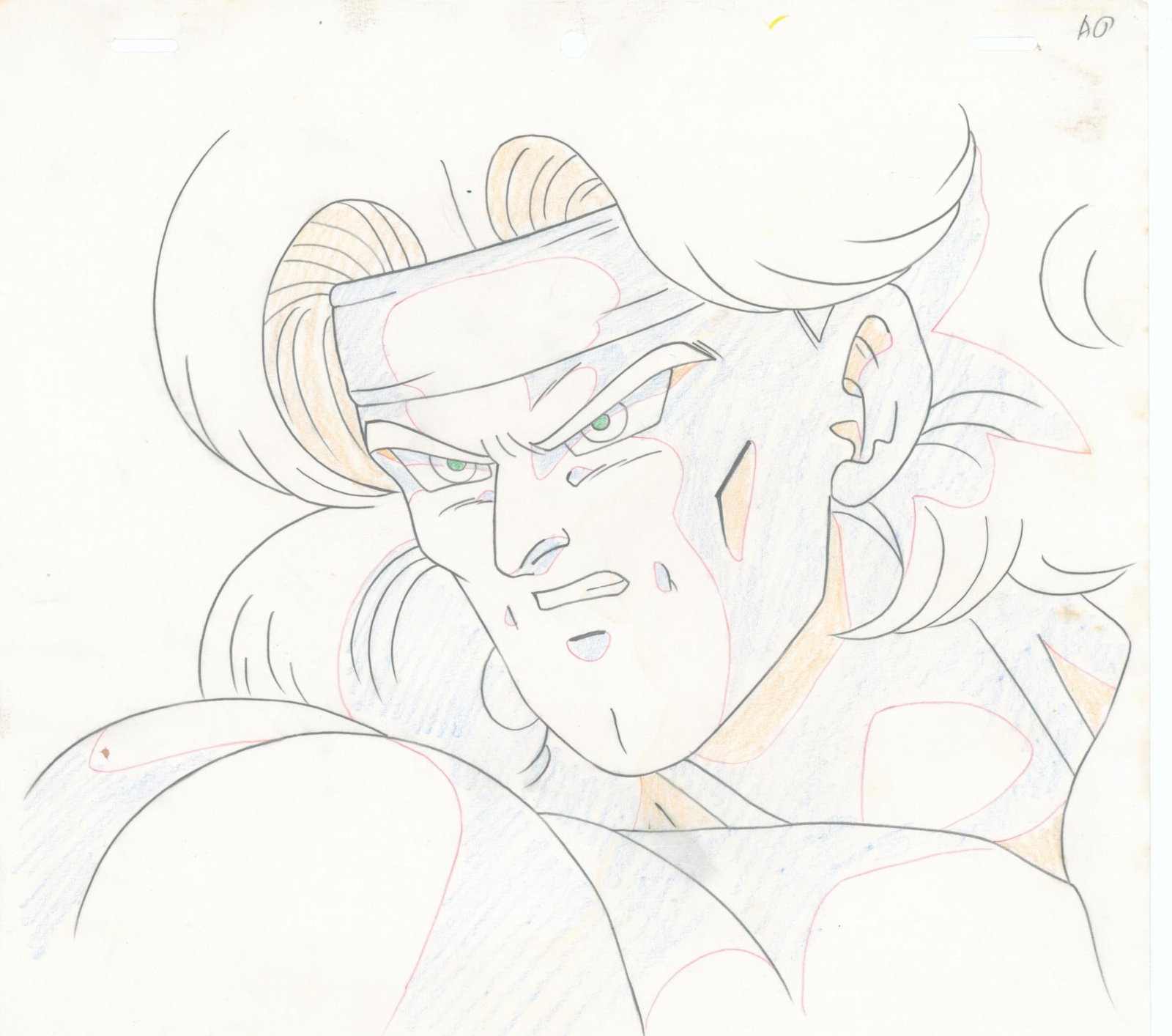 Dragon Ball (???????) Olibu Dôga executed in graphite and colored pencil made for (1 of 1)