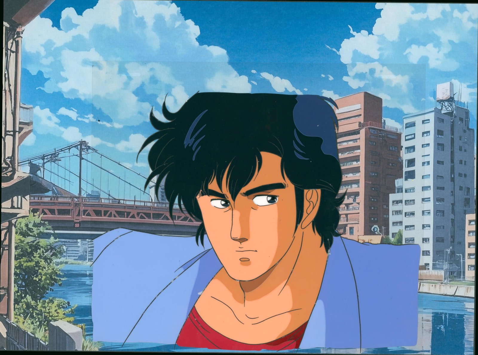 Nicky Larson - City Hunter (?????????) Nicky Larson Ink and gouache celluloid (1 of 1)