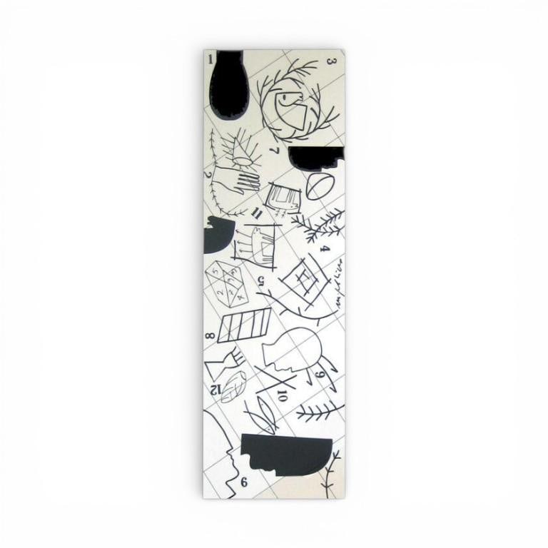 Mimmo Paladino Mirror Printed mirror with metal support Creation date: 2010 H180 L60 cm Subject to: Mimmo Paladino Mirror Printed mirror with metal supportCreation date: 2010H180 L60 cmSubject to additional 5.5% VAT