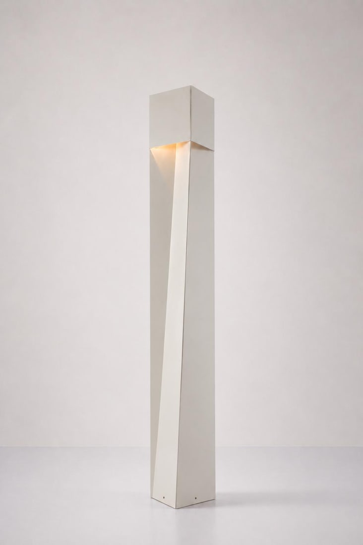 Mart van Schijndel Slack Floor lamp White painted metal Design date: circa 1970 H185 W29 D29 cm: Mart van SchijndelSlack Floor lampWhite painted metalDesign date: circa 1970H185 W29 D29 cmMart van Schijndel's Slack floor lamp is a quintessential example of minimalist elegance in contemporary