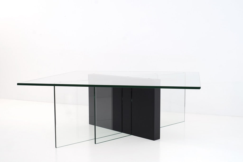 Koenraad Dewulf "Malevich" - Glass Coffee Table Tichon Coffee table Tempered glass H38 W100 D100 cm (1 of 6)