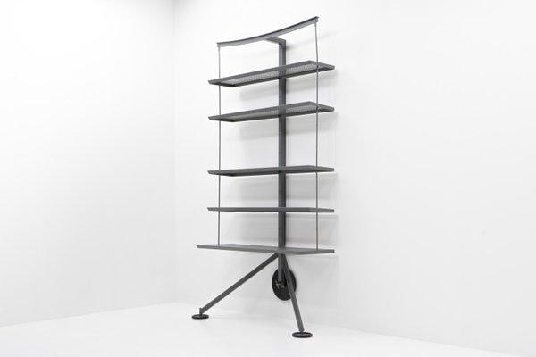 Carlo Forcolini (1947) Ran Bookcase Lacquered metal and rubber Published by Alias, Italy. (1 of 2)
