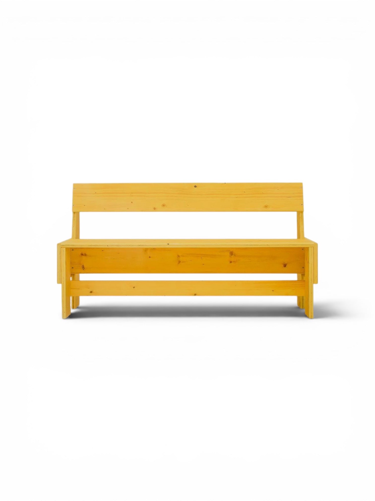 Inessa Hansch (1970) Seguin Low-back bench Preformed, triple-folded formwork panel, melamine resin: Inessa Hansch (1970)Seguin Low-back benchPreformed, triple-folded formwork panel, melamine resinSeguin Collection Limited edition of 30 pieces. Produced in a 6+2 edition Date of creation: 2010H86