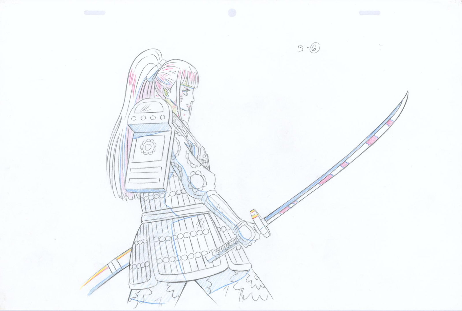 Eiichir? Oda One Piece Hiyori Kozuki Artwork created with graphite and colored pencils Produced: Eiichir? OdaOne Piece Hiyori Kozuki Artwork created with graphite and colored pencils Produced by Toei Animation from 1999 to 2025H24.5 W27 cm Hiyori Kozuki is the daughter of Kozuki Oden and the sist