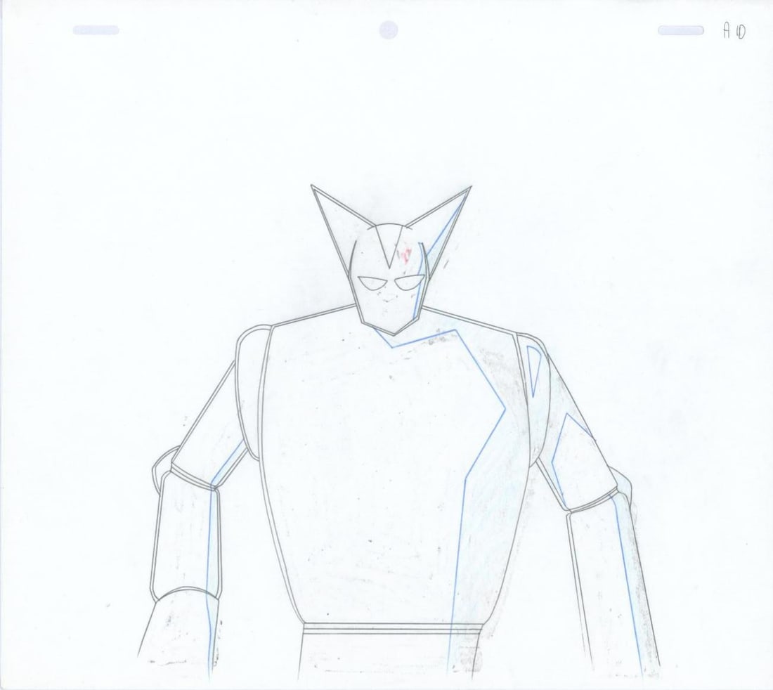 Tetsujin 28-g? Tetsujin 28 Pencil and colored pencil artwork created for the anime based on (1 of 1)