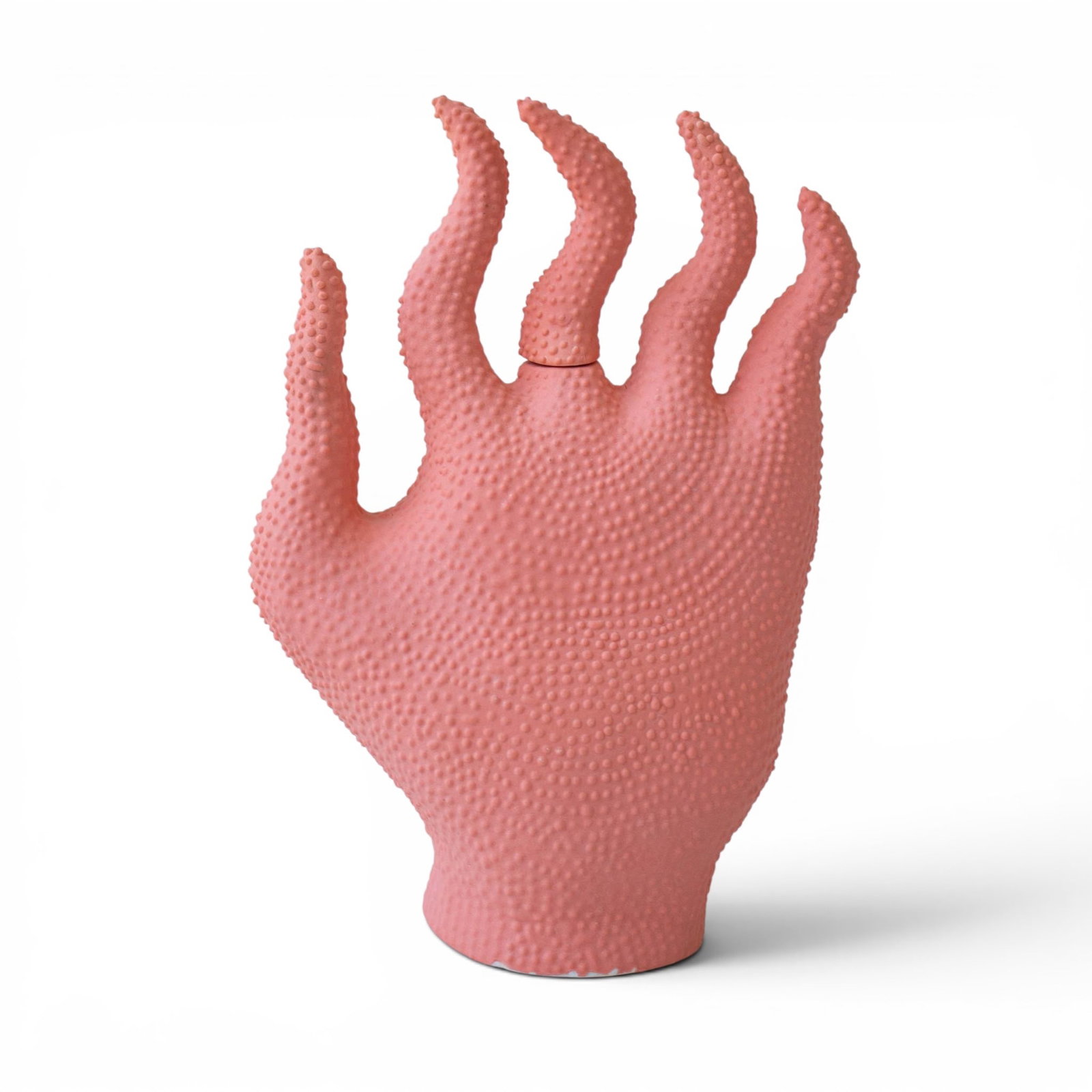 Jihyun Kim (born in 1997) Fingernail Fungi Red Sculpture Porcelain, high-temperature paint Fired: Jihyun Kim (born in 1997)Fingernail Fungi Red SculpturePorcelain, high-temperature paint Fired using a pyrometric coneOne-of-a-kind piece H23 L15 P10 cm