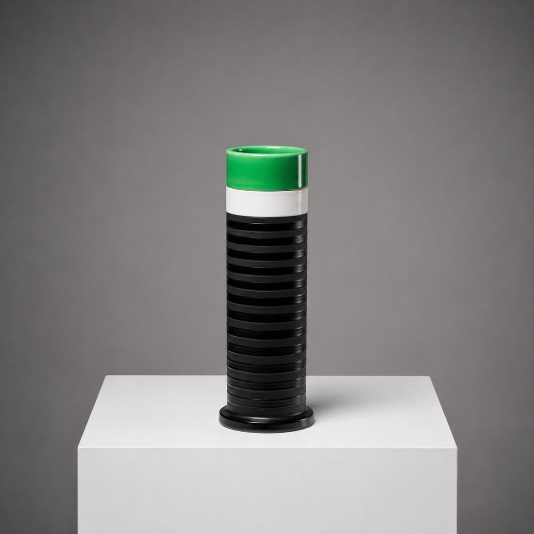 Ettore Sottsass Vase Glazed ceramic Produced by Giovanni Masoni, limited edition of 20 pieces (1 of 1)