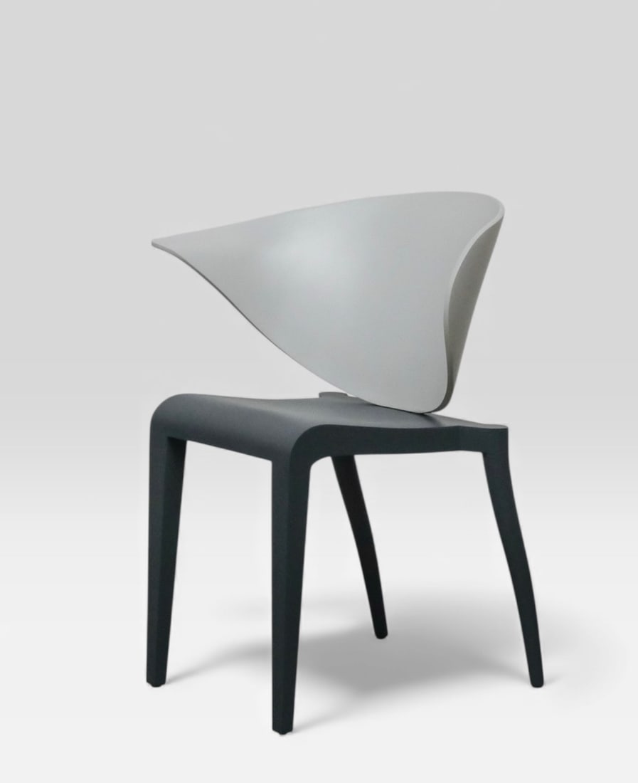 Philippe Starck (born 1949) Boom Rang Chair Tubular metal frame and molded resin 1991 Produced by (1 of 5)
