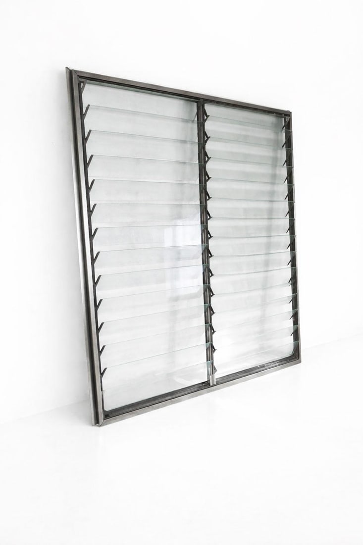 Jean Prouvé (1901–1984) System Window Glass and aluminum Date created: 1964 Provenance: (1 of 4)