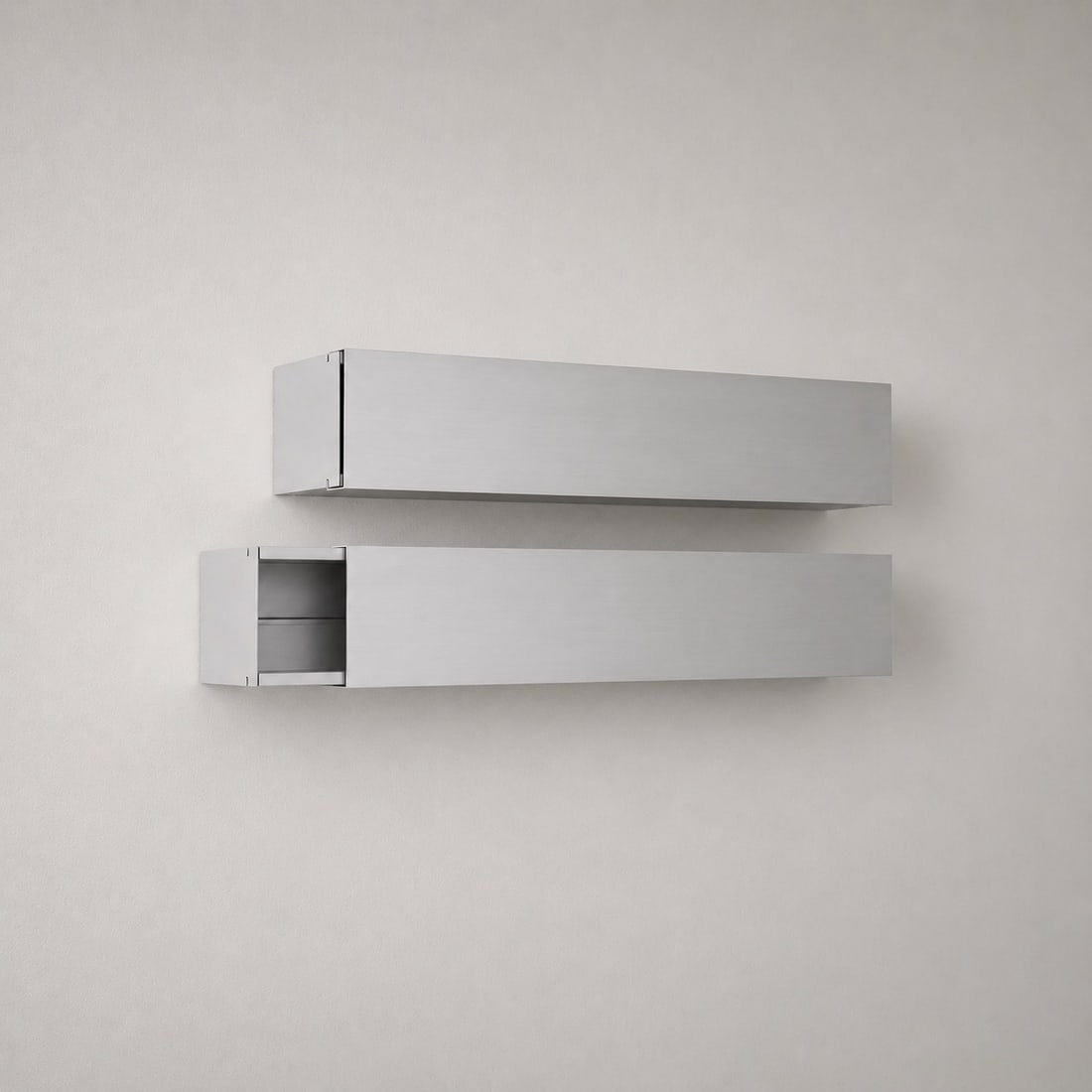 Shigeru Uchida (1943–2016) Horizontals Wall-mounted storage Pair of wall-mounted CD shelves (1 of 5)