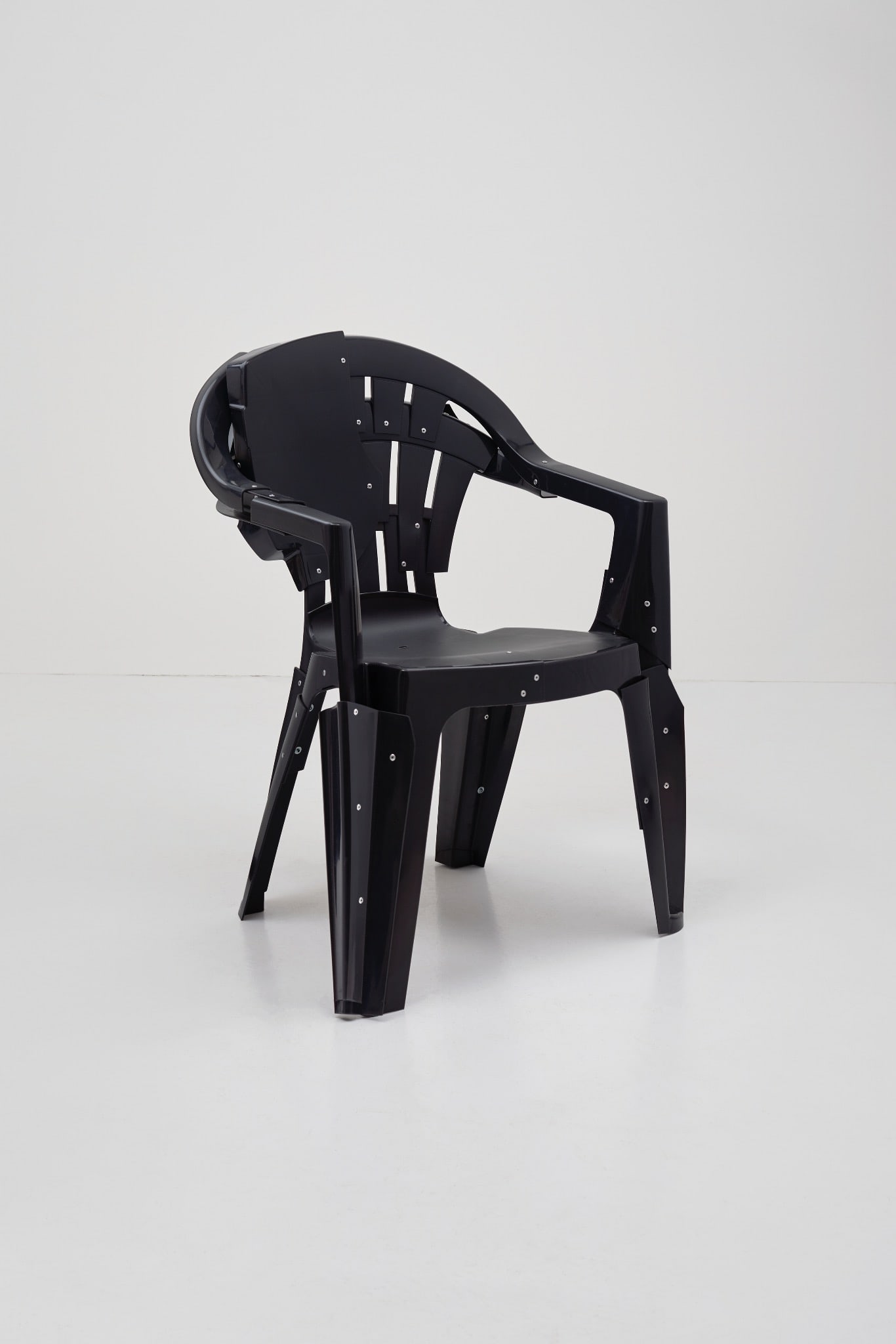 Pierre Castignola (born in 1995) Copytopia Chair - Black Edition Armchair Polypropylene, aluminum, (1 of 3)