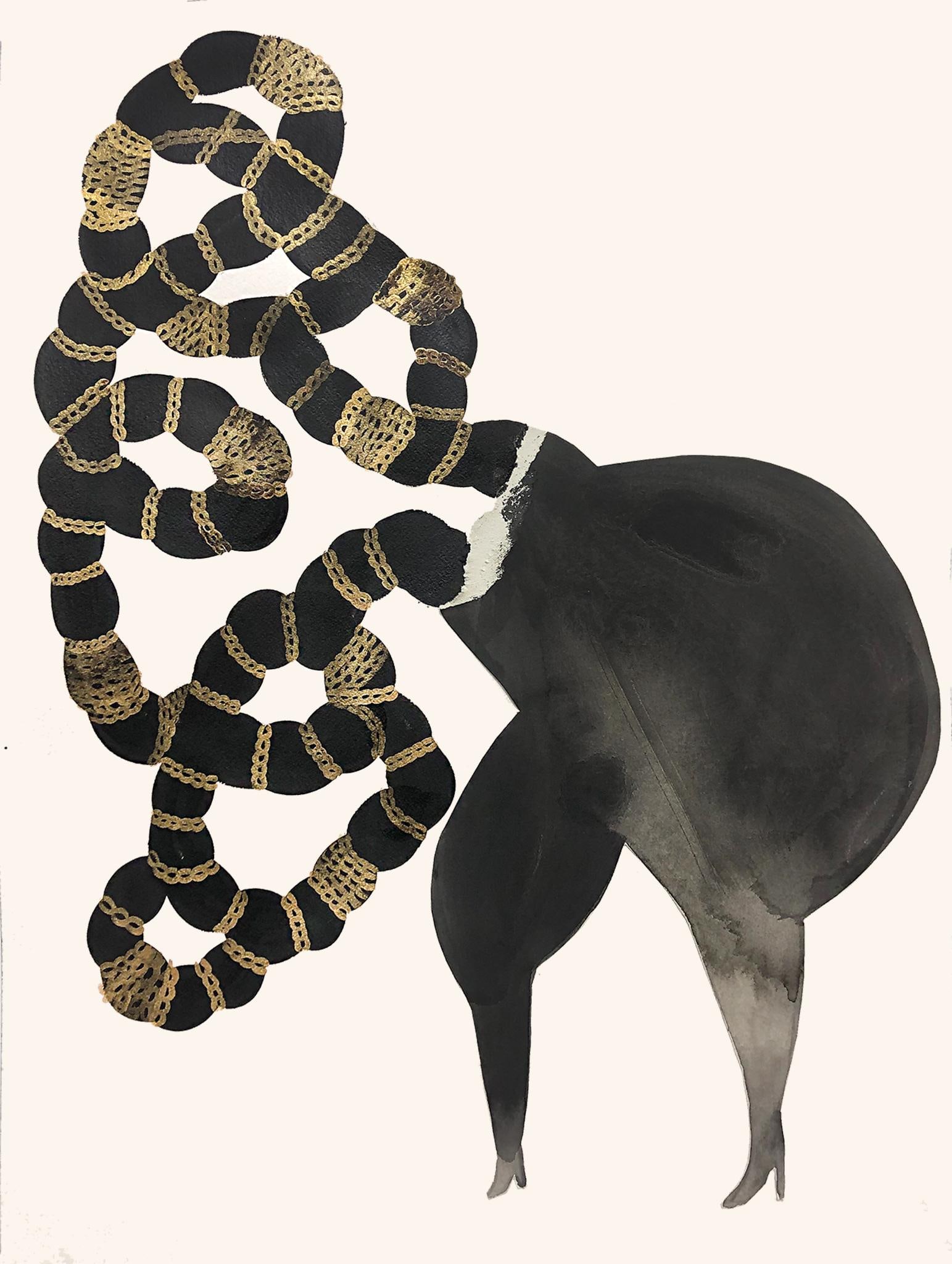 Shoshanna Weinberger (born 1973) Elephant Gouache, ink, and colored pen on paper Date created: 2020: Shoshanna Weinberger (born 1973)ElephantGouache, ink, and colored pen on paperDate created: 2020H60 L45 cm (paper dimensions)H71 L56 cm (framed)Shoshanna WeinbergerBorn in 1973 in Kingston, Jamaica. L
