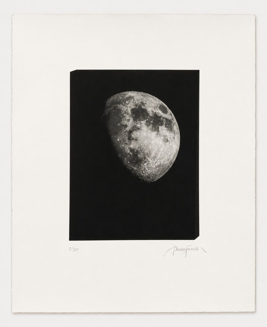 James TURRELL Image Stone: Moon Side Complete portfolio of 6 prints BAT copy Set comprising six: James TURRELLImage Stone: Moon Side Complete portfolio of 6 printsBAT copySet comprising six prints created using photogravure, lithography, and aquatint on vellum paper.Each sheet is signed in pencil