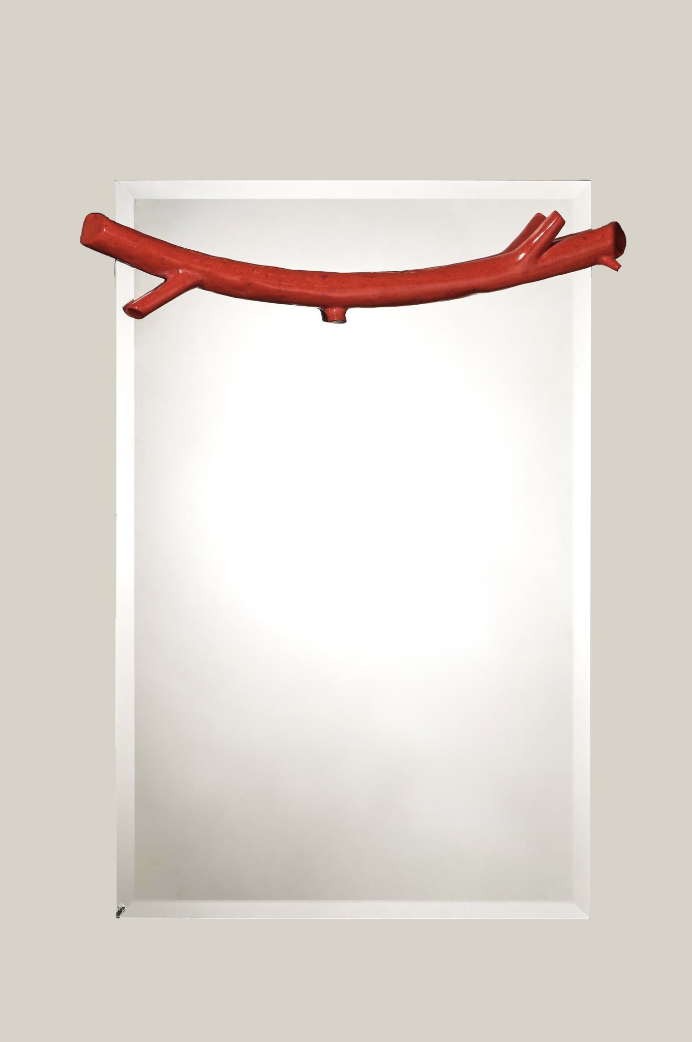 Elizabeth Garouste & Mattia Bonetti Trapani Mirror Beveled glass decorated with a coral motif (1 of 2)