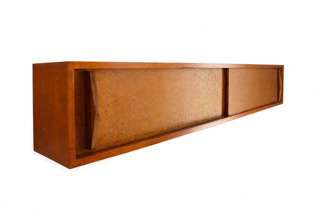 Charlotte Perriand (1903–1999) Le Mans Shelving Unit with Two Doors Mahogany and particleboard (1 of 5)