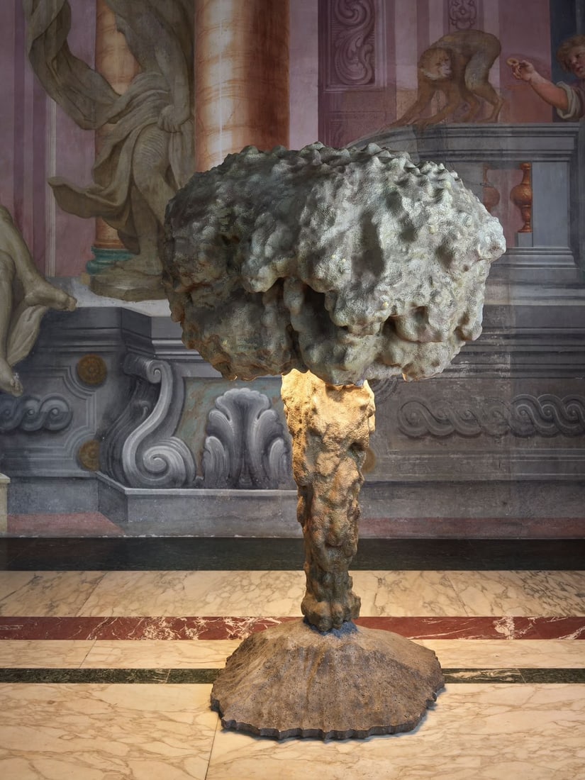 FM Design - Francesco Messina Plinio Floor Lamp Stone and resin Year created: 2024 H165 D75 cm The: FM Design - Francesco MessinaPlinioFloor LampStone and resinYear created: 2024H165 D75 cmThe “Plinio Lamp” pays tribute to the ancient Roman writer Pliny the Elder on the 2,000th anniversary o