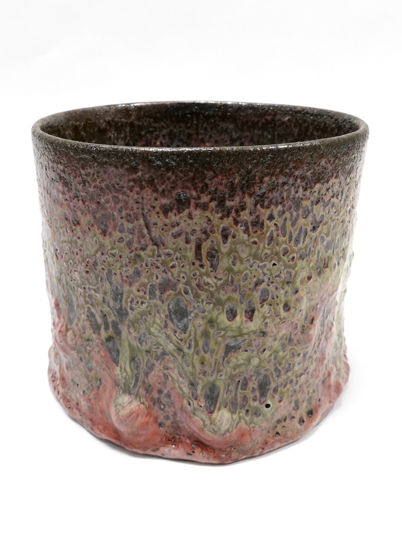 Jussi Ojala (1956) Ceramic Cylinder Ceramic and glaze 2017 H16 Ø19 cm The glaze covering Jussi (1 of 3)