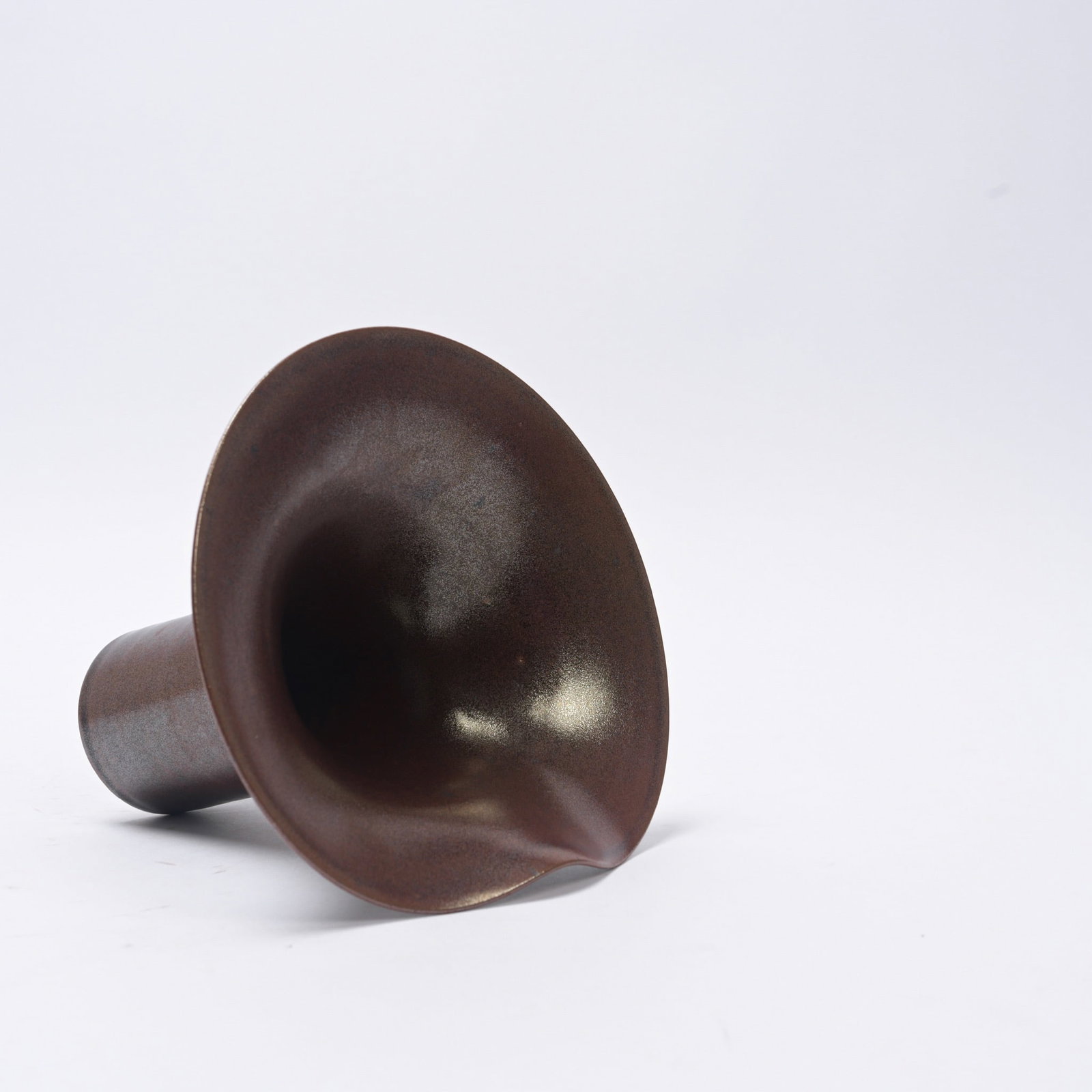 Michel Lévêque (1934–2019) Vase Glazed stoneware Signed "M. Lévêque" "Turned-distorted" vase (1 of 3)
