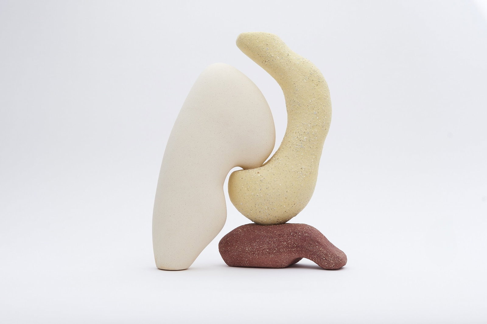 Lucas Nicolao Auresis I Stoneware with chamotte, colored with oxides and pigments Shaped using the: Lucas NicolaoAuresis IStoneware with chamotte, colored with oxides and pigmentsShaped using the colombin techniqueHigh-temperature firingH27 W22 D6 cmOne-of-a-kind piece
