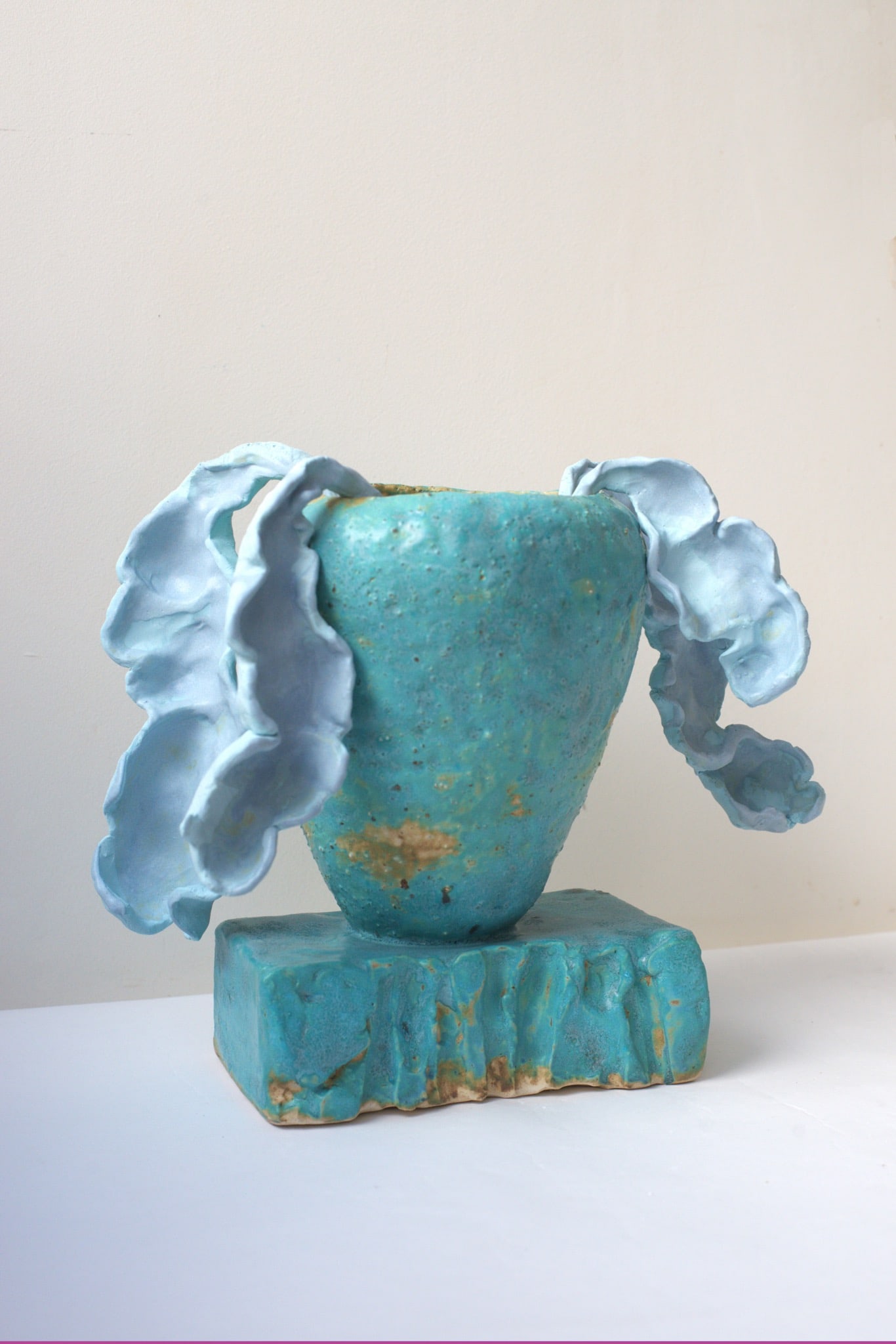 Juliette Teste (born in 1986) The Ancient Fountain (The Mourners Series) Porcelain, glaze, (1 of 3)